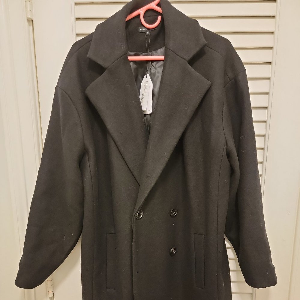 NWT Universal Standard Harper Double Breasted Wool Coat, Plus Size XS (18-20)